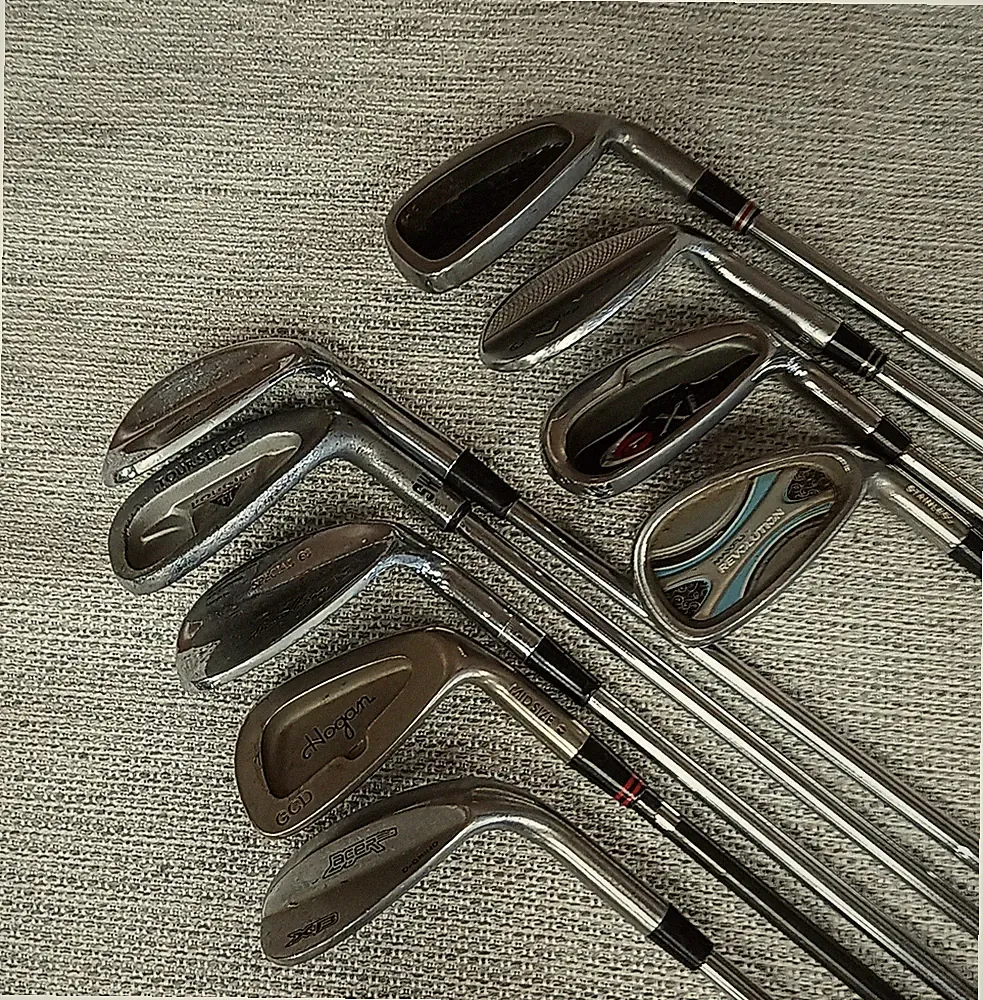 9 Mixed Brands Right Hand Golf Clubs Wedges Irons Wilson Callaway+More!