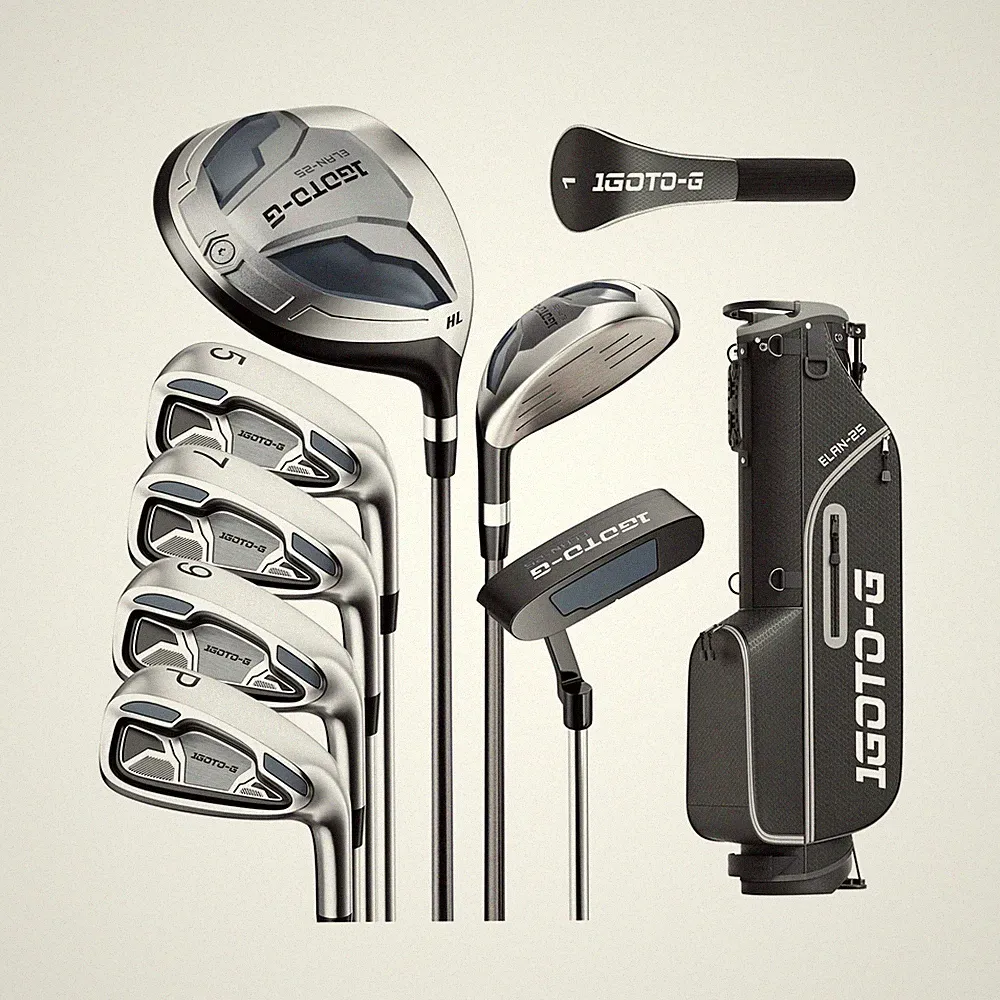 9 Pieces Golf Clubs Set for Men & Women - Complete Mens Golf Clubs Full Set R...