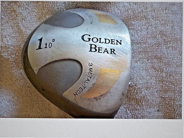 A Used Golden Bear Tri Metal Tech. Low C.G. 10 Degree Loft Driver/Graphite!
