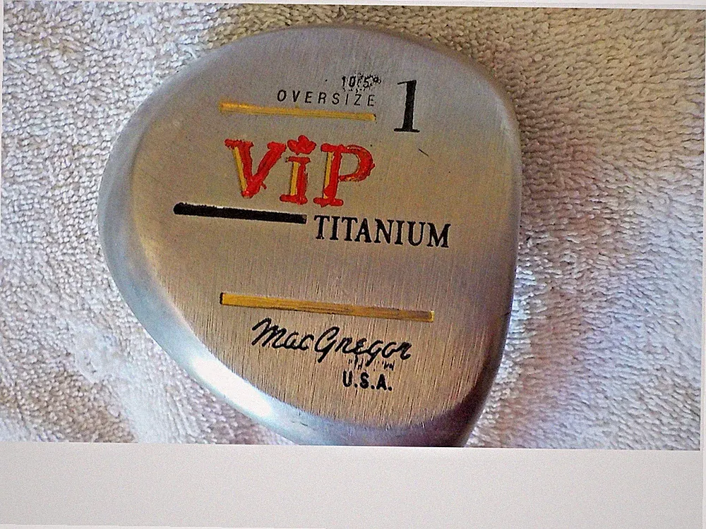 A Used MacGregor VIP O/S 10.5 Loft Titanium Driver w/Graphite Shaft!