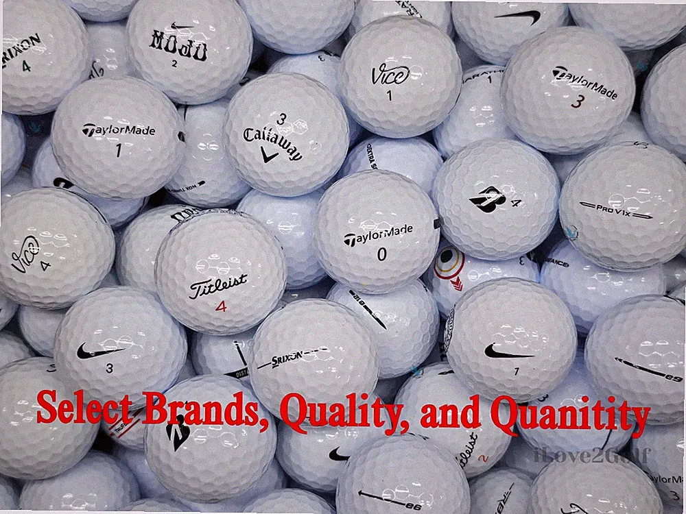 AAA - AAAAA Mint Condition Used Golf Balls Assorted Brands