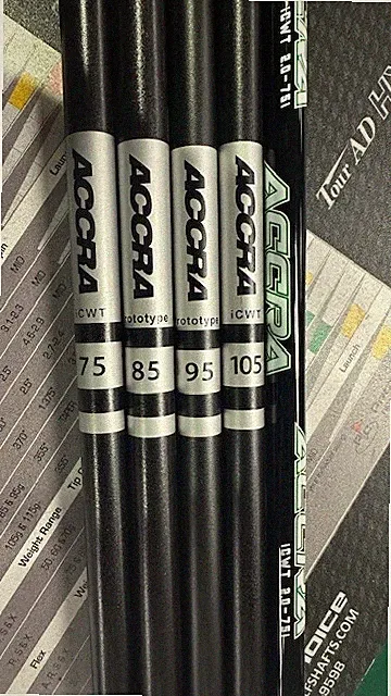 Accra ICWT Constant Weight Graphite Iron Set Golf Shaft 75 85 95 105 115 2.0