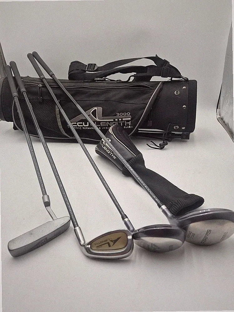 Accu-Length 3000 Jr. Golf Set 5-Piece Expandable Clubs & Bag Kit With 1" Spacer