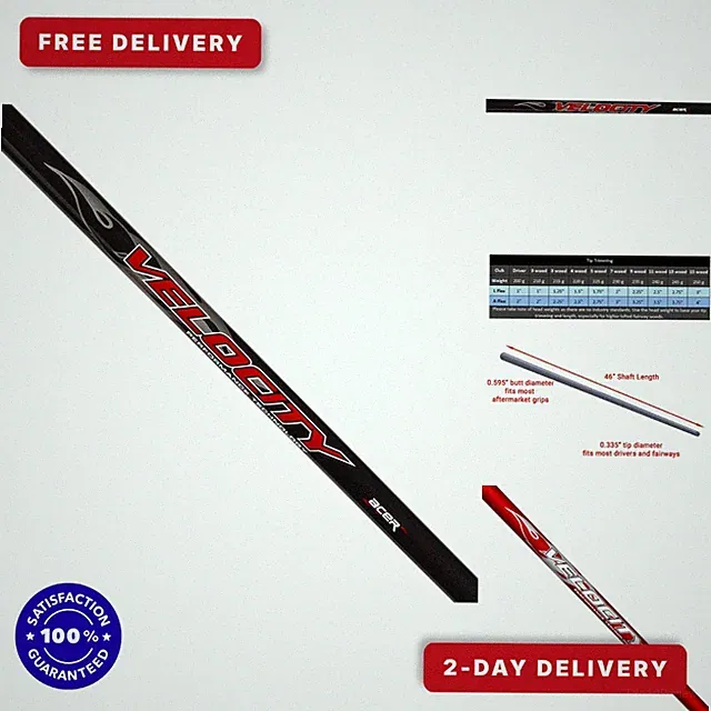 Acer Velocity Graphite Golf Shafts for Woods and Irons - Ladies/Senior Flex