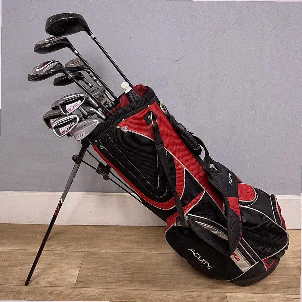 Acuity Turbo Plus 15pc Golf Club Set RH w/ Stand Bag Driver 3W 5W
