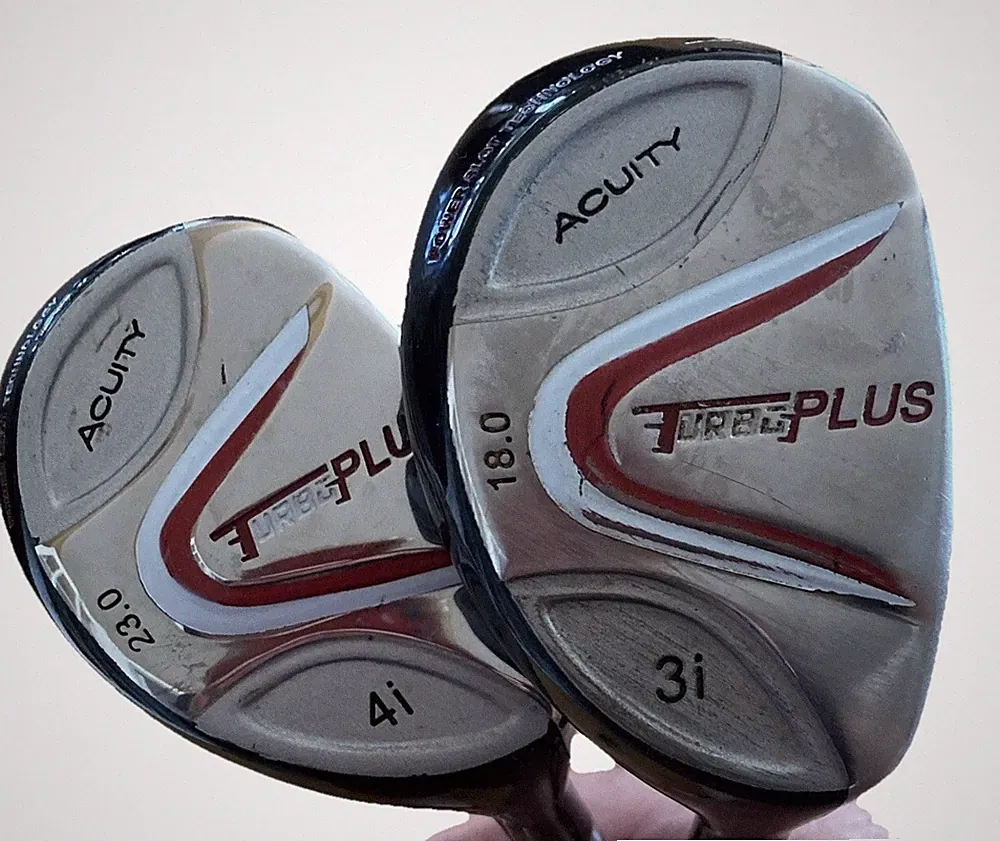 Acuity Turbo Plus 3 & 5 Fairway Woods RH Turbo Steel Shafts Good Grips