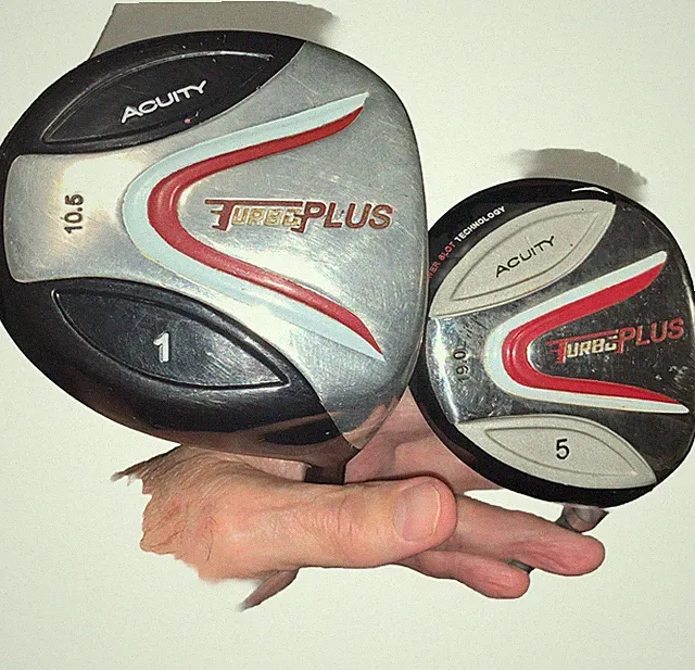 Acuity TurboPlus Driver & Fairway 5-Woods Set Regular Uni-Flex Graphite Shafts