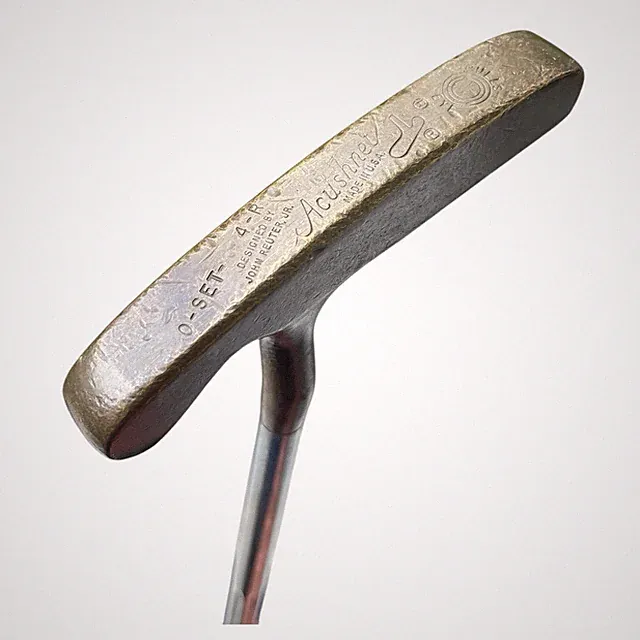 Acushnet Bulls Eye Putter John Reuter Jr O-SET 4R Dual-Sided Fluted Steel 34"