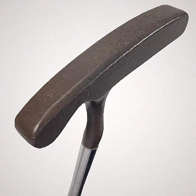 Acushnet Bulls Eye Putter Set-M-6-S John Reuter Jr Dual-Sided 36” Fluted Steel