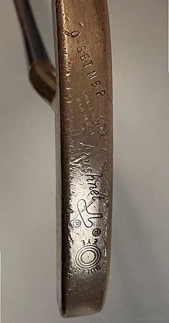 Acushnet Bullseye 0-Set M5P Putter By: John Reuter JR Vintage