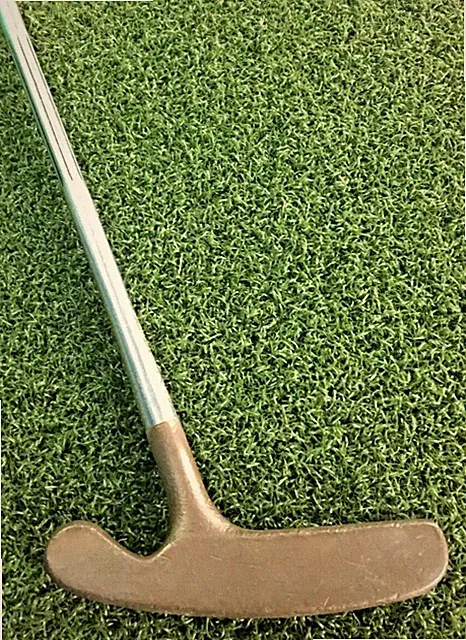 Acushnet Bullseye SET M4P John Reuter Jr Putter / RH / ~34" Fluted Steel /mm4906