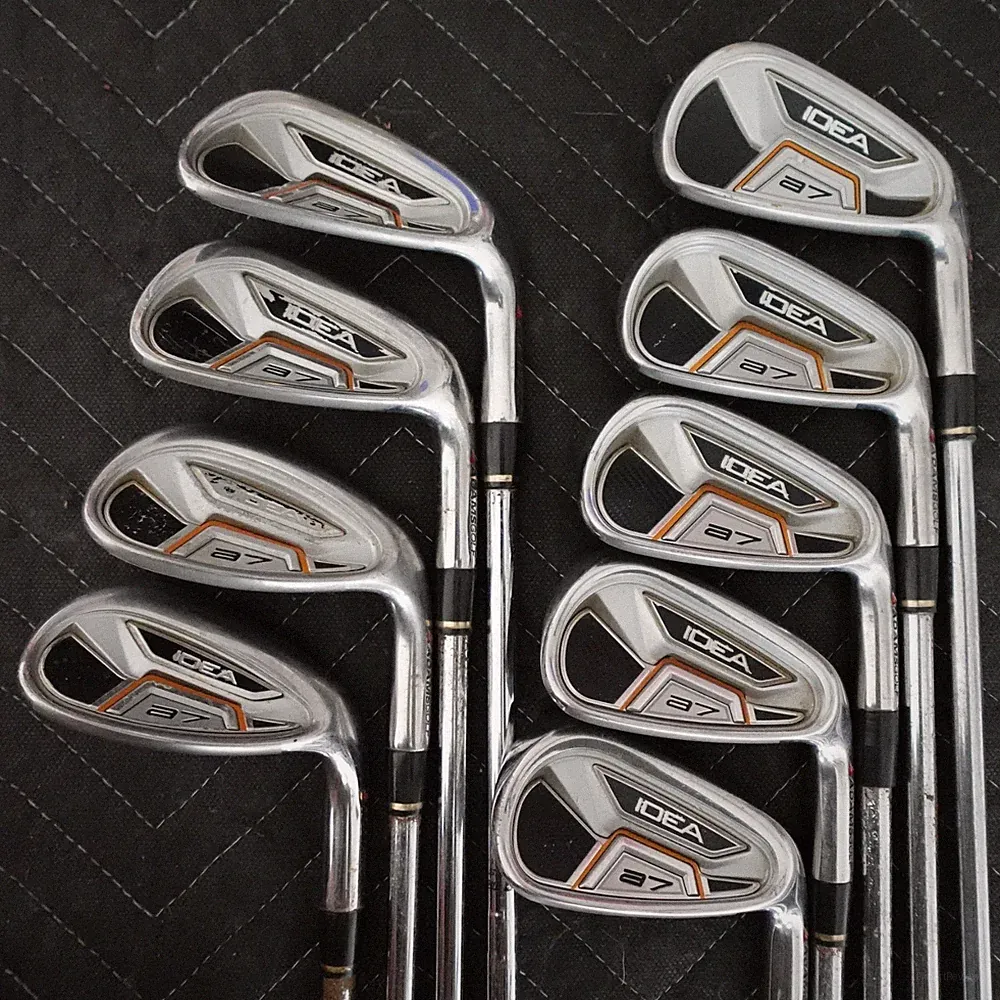 Adams A7 Idea irons Mens RH 5 - 9 G P S L Steel lite shafts Golf Iron Set