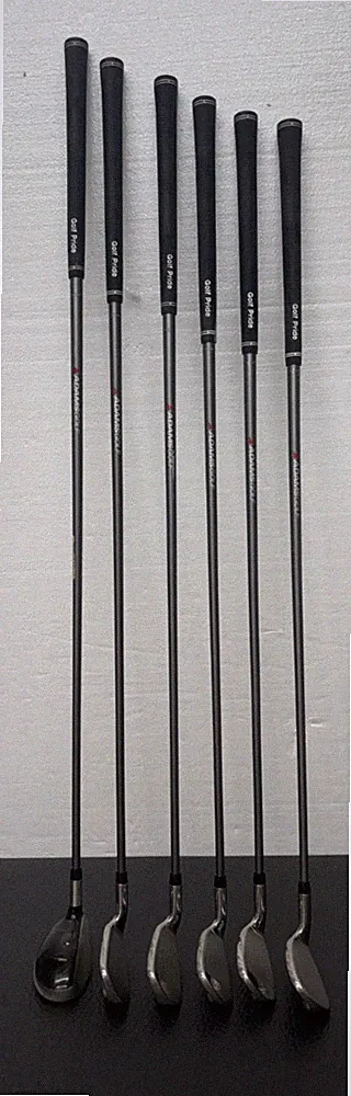 ADAMS GOLF IDEA 5 iwood 6-PW IRONS SET RH ALDILA GRAPHITE SUPERSHAFT HIGH LAUNCH