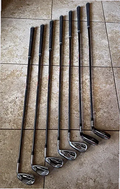Adams Golf IDEA a12 OS Iron Set 9,PW, G Wedge (5/6/7/8 Hybrid) 55 Lite Grafalloy