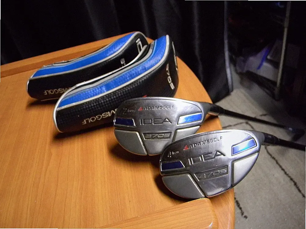 ADAMS Golf Idea A70S - Set of 2 - Hybrid Woods/Irons 4-Iron, 2-Iron - RH Clubs