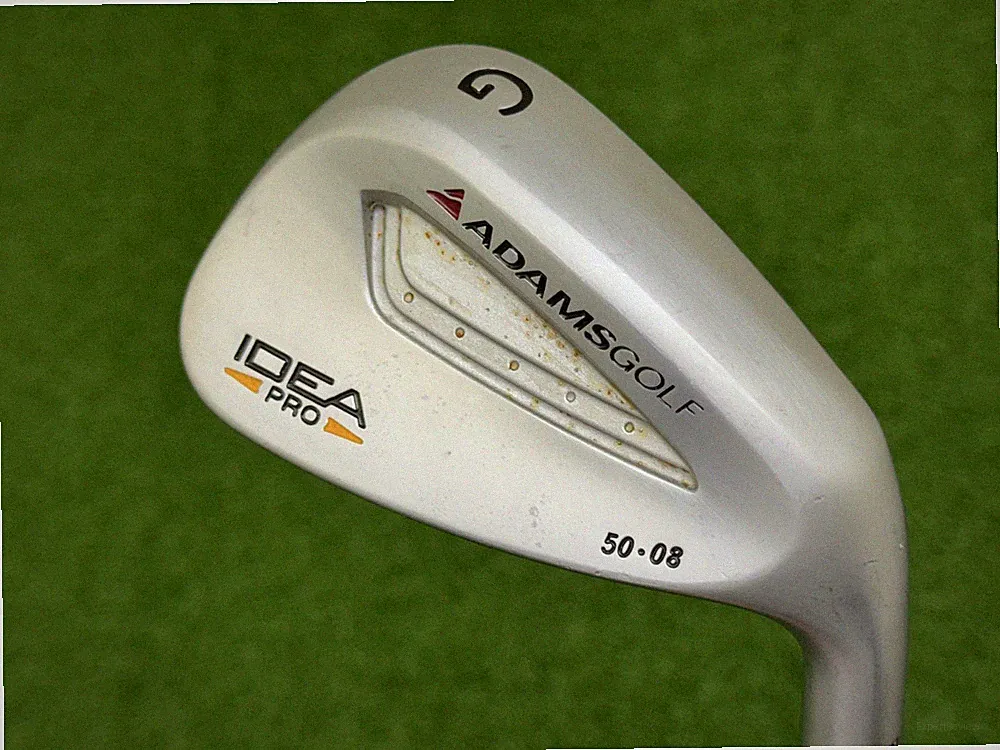 Adams Golf IDEA PRO Forged 50-08 GAP WEDGE Right Steel Black Gold Stiff Flex GW