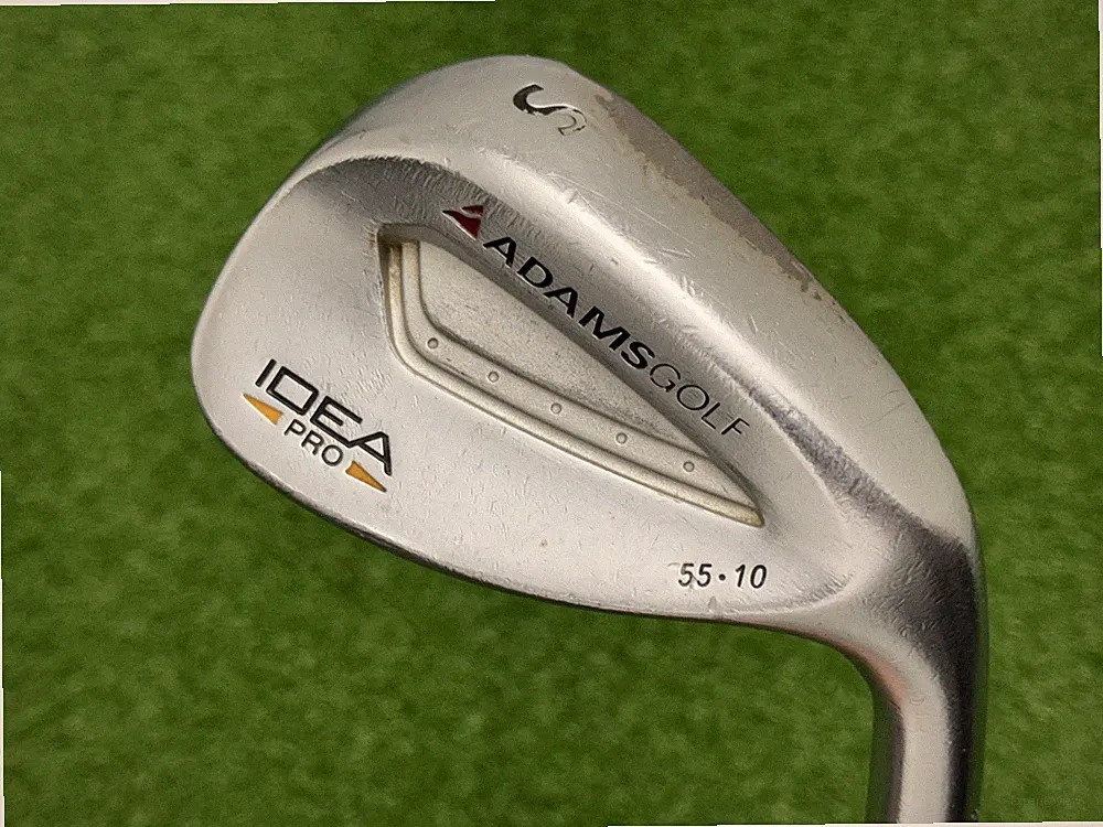 Adams Golf IDEA PRO Forged 55* Sand Wedge Right Handed Steel Black Gold Stiff SW