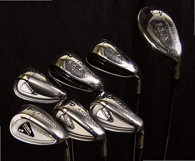 ADAMS GOLF IDEA SET (5) FLEX:LIGHT LENGTH:4-40 6-36 7-36IN RIGHT HANDED NEW GRIP