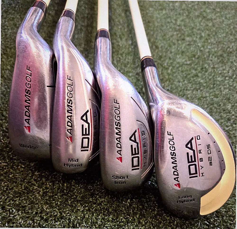 Adams Golf Idea Womens Hybrid Set – Right Hand Ladies Flex – 3 Hybrids 1 Wedge