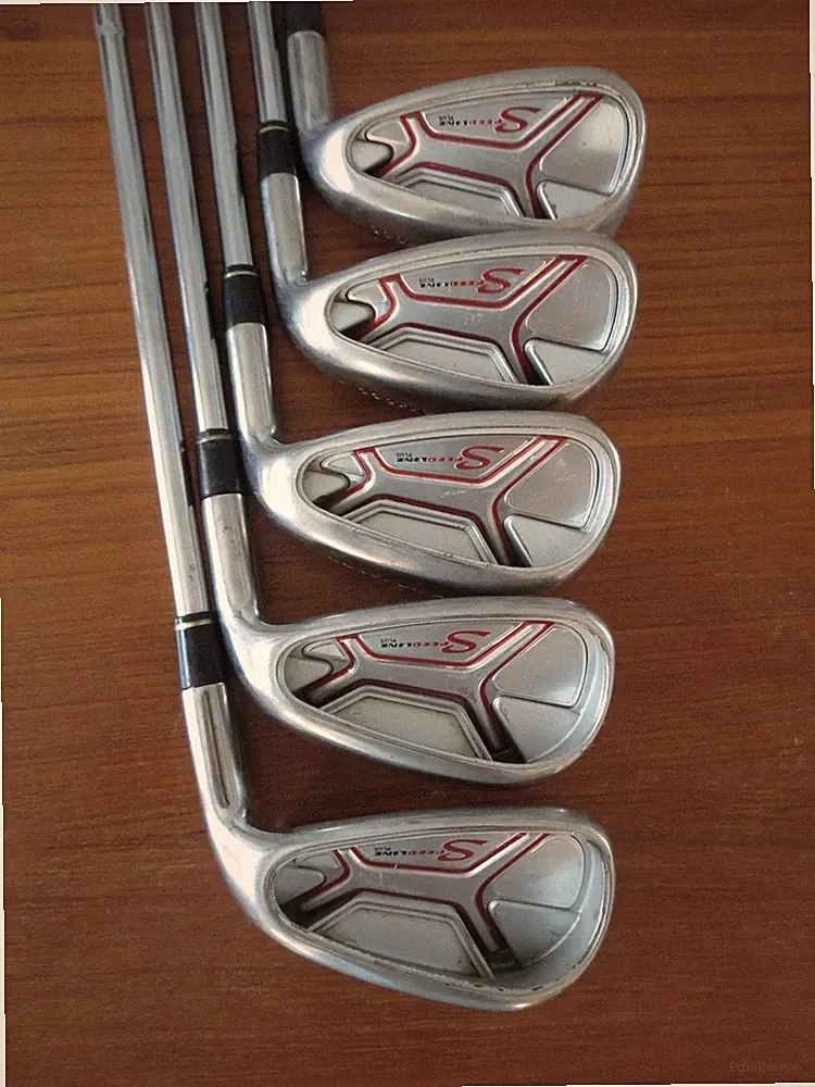Adams Golf Speedline Plus Partial Iron Set 7-PW, GW / Steel Shafts / Uni-Flex