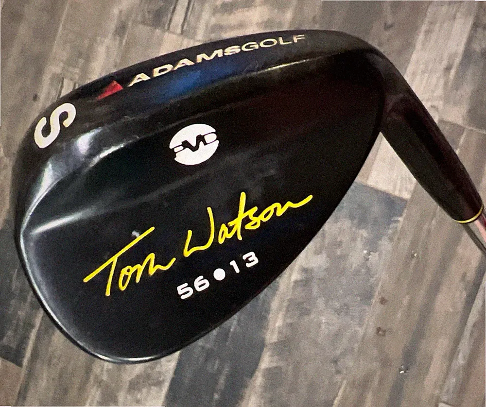 ADAMS Golf Tom Watson PVD Sand Wedge SW 56° 13 BOUNCE RH Steel Shaft Nice!