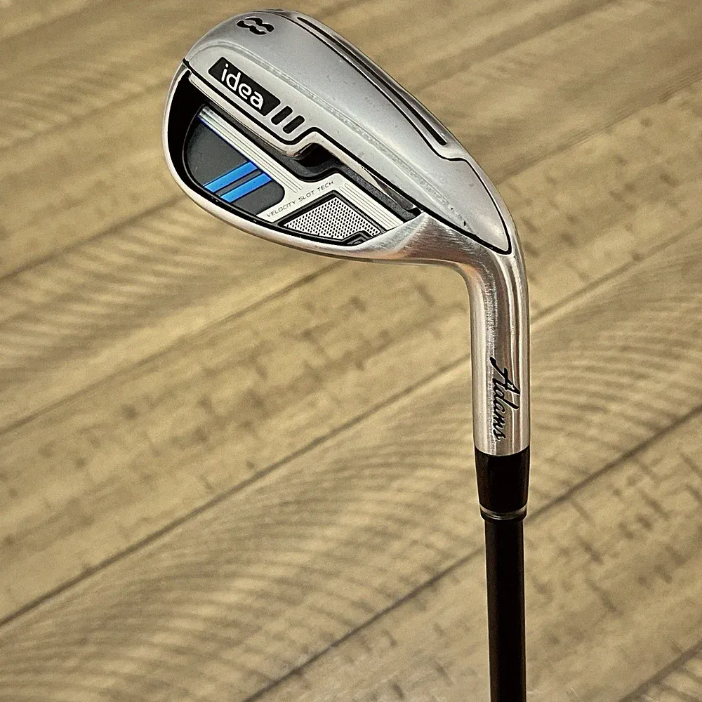 Adams Idea 2014 Single 8 Iron Hybrid Seniors-Flex 55g Graphite RH 37" Very Good