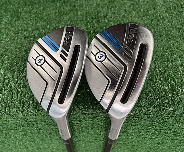 ADAMS IDEA 3/19° & 4/22° Hybrid Set, Senior-flex Bassara 55, Men's RH NICE!