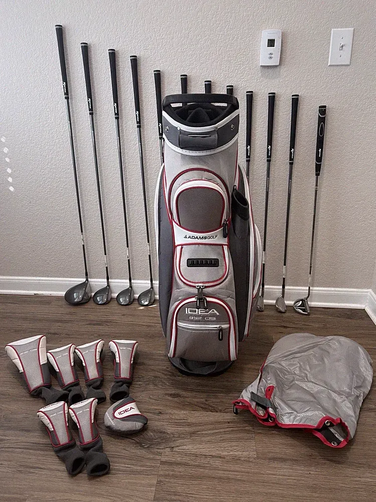 Adams Idea A12 OS (1w, 3w, 5w, 7w, 5h, 6h, 7-SW, Bag) Women's 19 Piece Golf Set