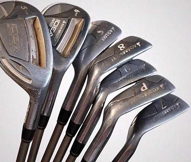 Adams Idea A12 OS Hybrid Iron Set 5-SW Grafalloy Idea Launch Womens 50g RH