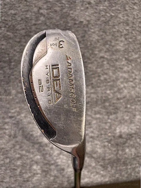 Adams Idea A2 3 Hybrid 20° Aldila NV 85-S Stiff Mens RH Green Graphite Golf Club