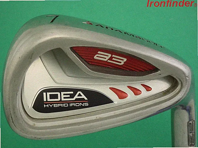 Adams Idea a3 Hybrid Single 7 Iron Steel Shaft Stiff Flex Mens Right Handed