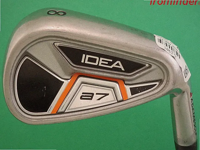 Adams Idea a7 Single 8 Iron Steel Players Lite Stiff Shaft Mens Right Handed