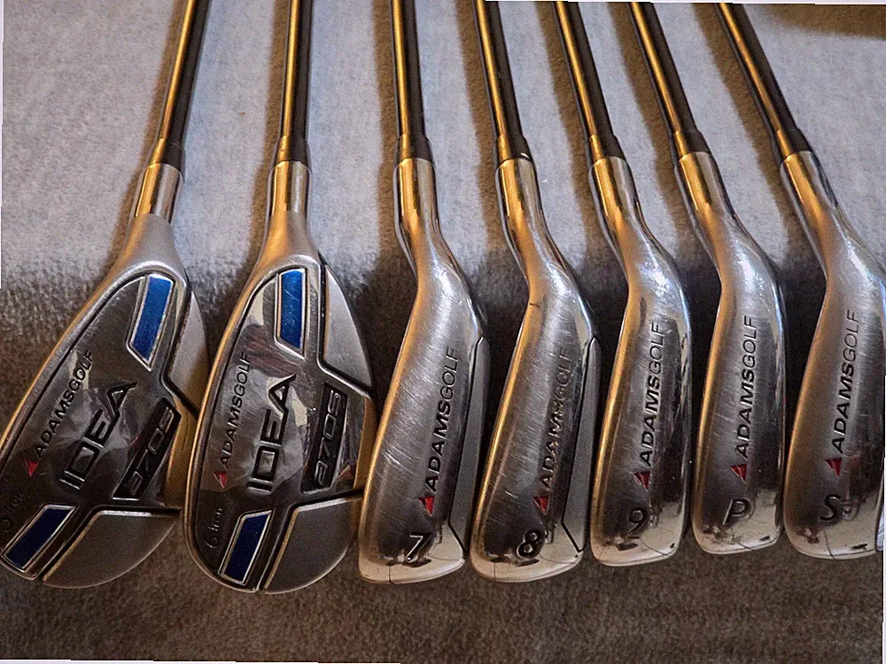 Adams Idea a70s 5 6 7 8 9 PW SW Lite Flex Graphite