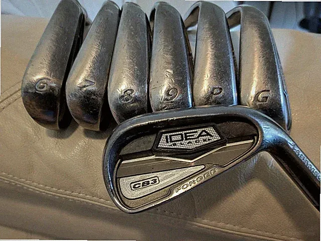 Adams Idea CB3 Forged Iron Set 5 - GW RH Pro Launch Blue 55 Lite Graphite Senior