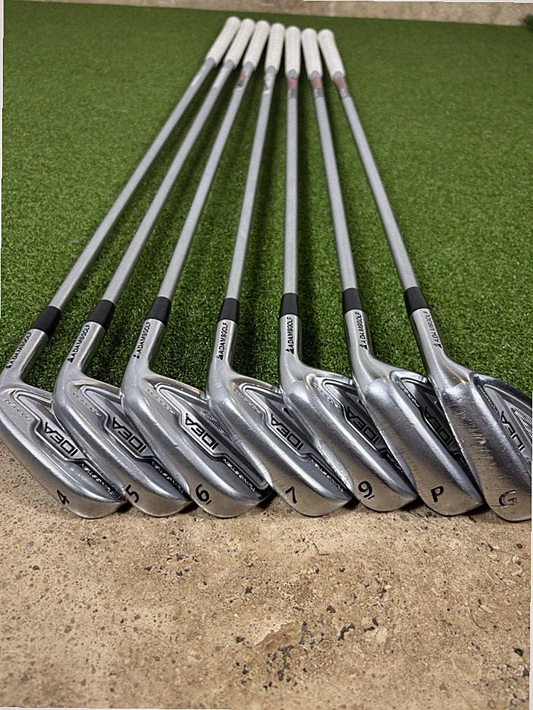 Adams Idea CMB Forged Irons 4-GW KBS C-Taper 130 X-Stiff 7 Clubs Missing 8 Iron