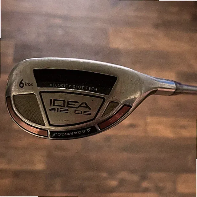 Adams Idea Golf a12 OS Hybrid 6 Iron | Lightweight | Stiff Flex | RH