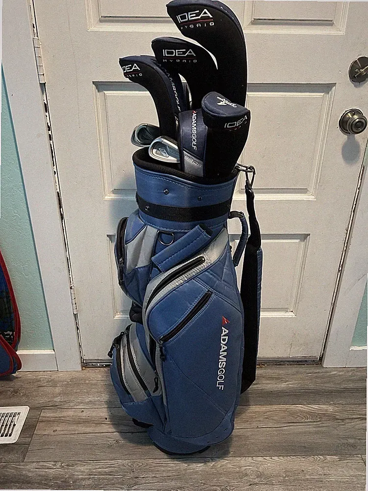 Adams Idea Hybrid Ladies Golf Set RH Woods Hybrids Irons Putter Bag
