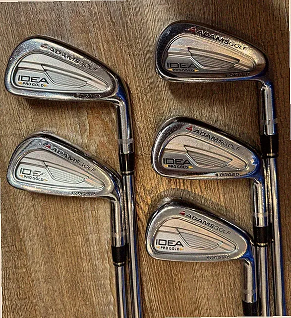Adams Idea Pro Gold Iron Set 5-9 Irons Project X Precision Rifle 6.0 Stiff RH