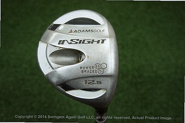 ADAMS INSIGHT POWER BRAZED 12.5* DEGREES PROLAUNCH STIFF r132119 Used HB6-8-30