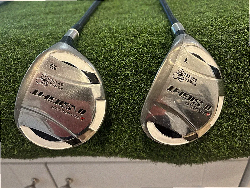 Adams Insight Power Brazed 3-7 Woods/Regular Flex Graphite/RH