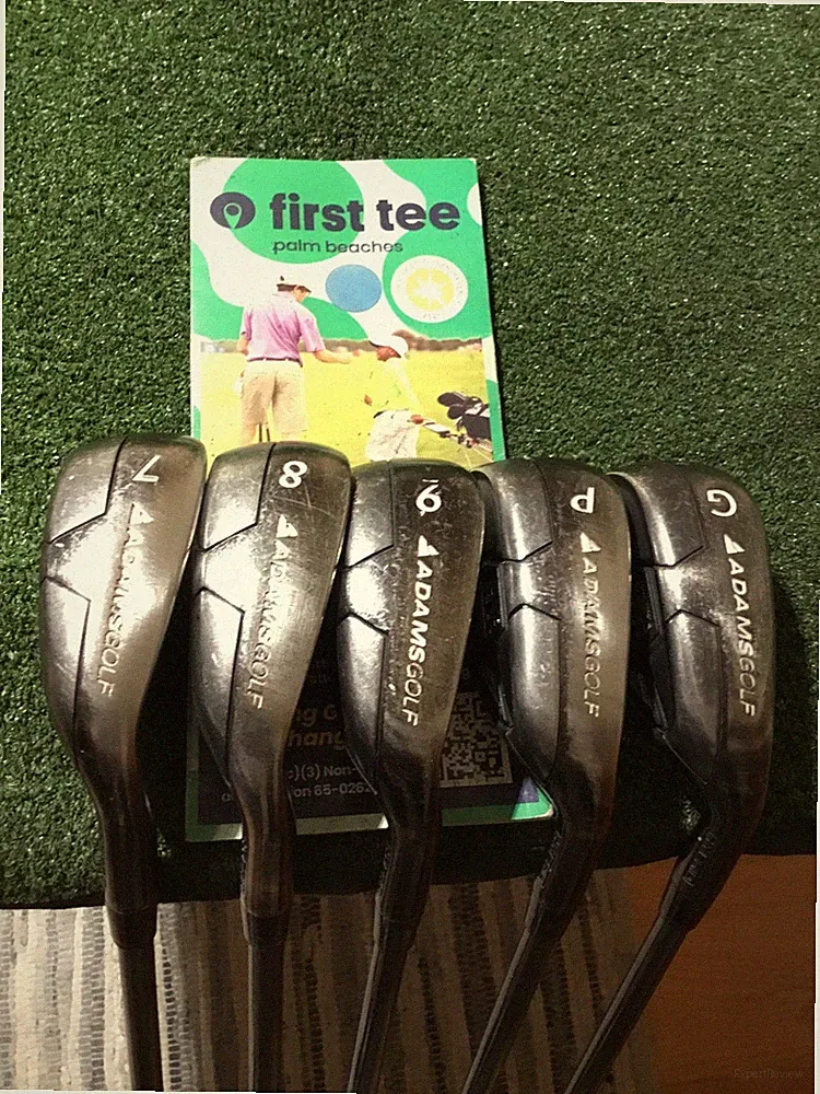 Adams Ladies Idea Tech V3 PVD Hybrid Irons Set (7-PW-GW) Super-Lite 50g Graphite
