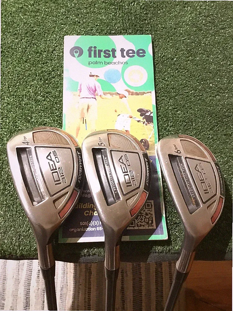 Adams Left Handed Idea A12 OS Hybrids Set (4H, 5H, 6H) Seniors Lite 55g Graphite