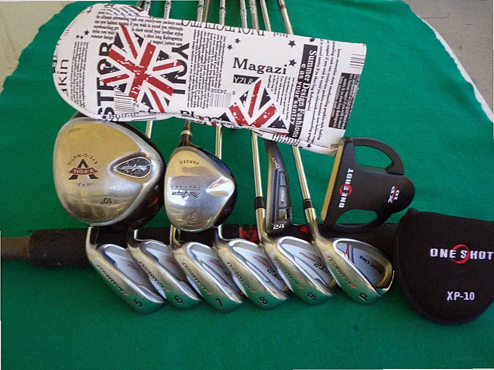 Adams Macgregor Irons Driver Wood Hybrid Putter Complete Golf Club Set Mens RH
