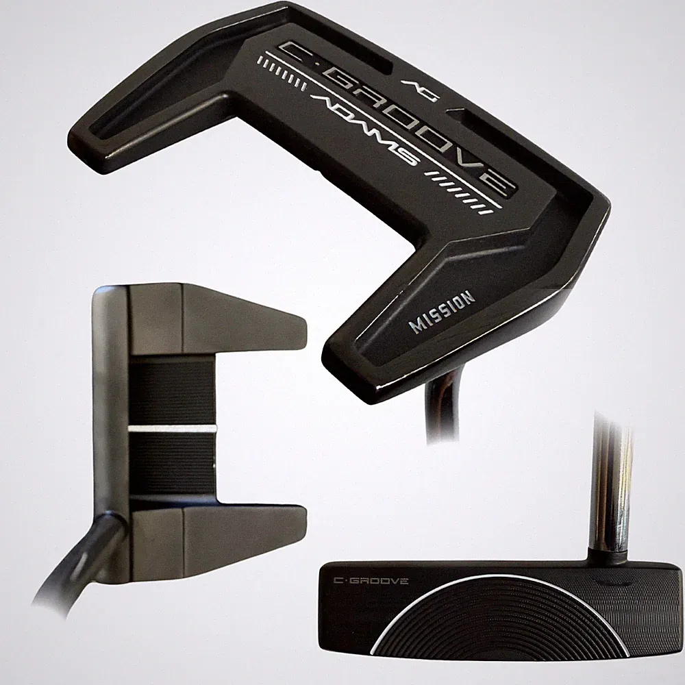 Adams Mission Putter, Single Bend, Choose Length
