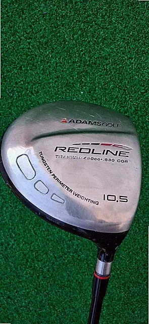 Adams Redline 460 Titanium Driver 10.5* Fujikura G60 Regular Graphite Mens RH
