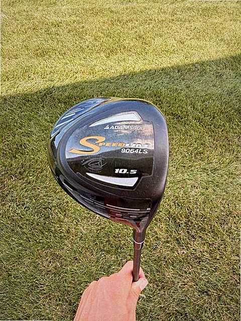 Adams Speedline 9064 LS Driver 10.5° Aldila RIP 60g Stiff Flex 45" +HC NICE
