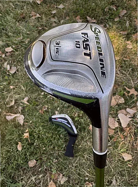 Adams Speedline Fast 10 3-Wood Fairway 15° RH Stiff Graphite Shaft - Original HC