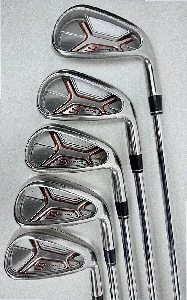 Adams Speedline Golf Clubs 5-9 Irons Uniflex Steel Shafts RH