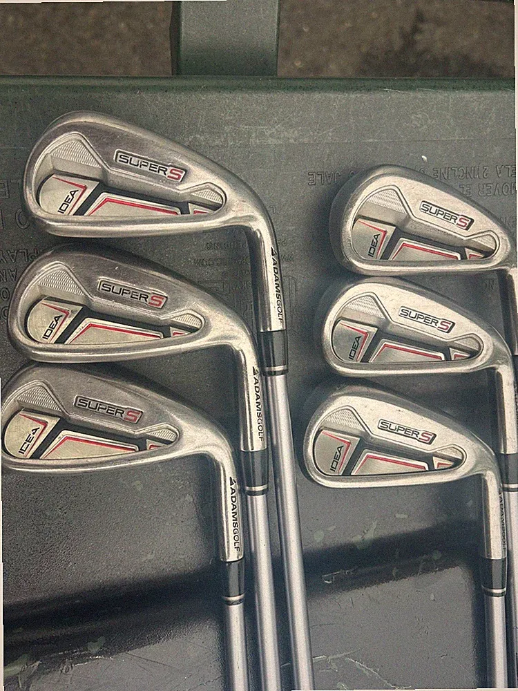 Adams SUPER S Idea Golf Clubs set 5-PW Irons & 4 Hybrid Matrix R Flex New Grips