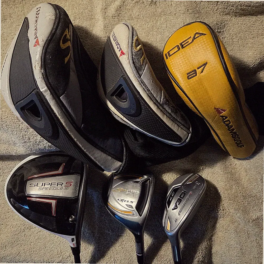 Adams Super S VST Speedline Driver 9.5-11.5, Speedline 3+ 13.5 Wood, A7 3 Hybrid